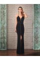 233008 LONG DRESS EMBROYED - PP - PRETO