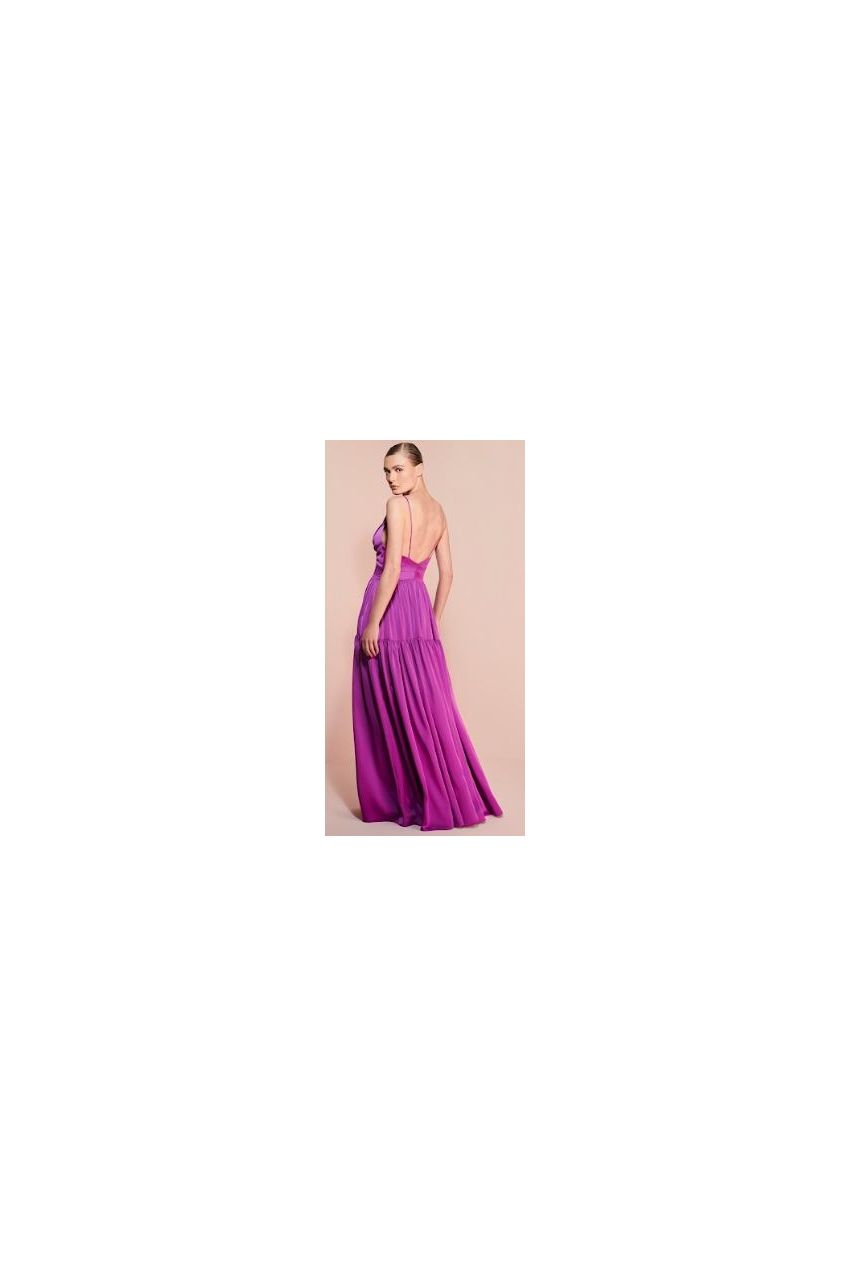 68418	VESTIDO RECORTES LISOS E FRANZIDOS